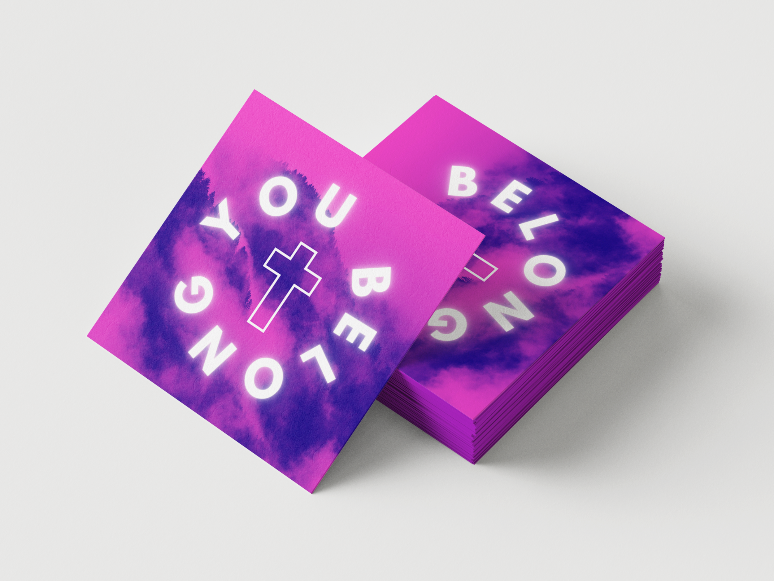 Editable Square Church Flyer Template for Canva - Modern Religious Event Flyer Design