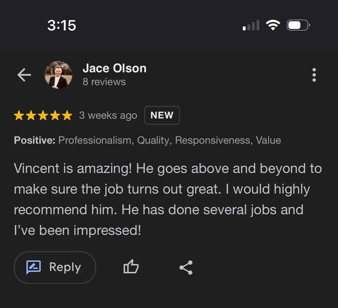 Thanks Jace!!

#utahcontractor #utah #saltlakecity #utahhandyman #utahrealestate #utahrealtor #saltlakecityrealestate #saltlakecityrealtor #saltlakecitycontractor #slc #slcrealtors #slccontractor #slchandyman #construction #contractor #handyman #utah