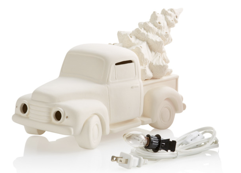 Vintage Truck with Tree Light-Up