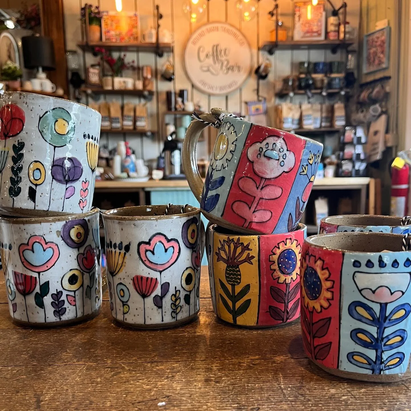 The wait is OVER 🙌

You don&rsquo;t have to wait for my next market to snag your favorite mugs anymore&hellip; they just landed at Round Barn Trading Co 🛍️

I dropped off a small batch of my most popular printed/transfer mugs&mdash;fun designs, han