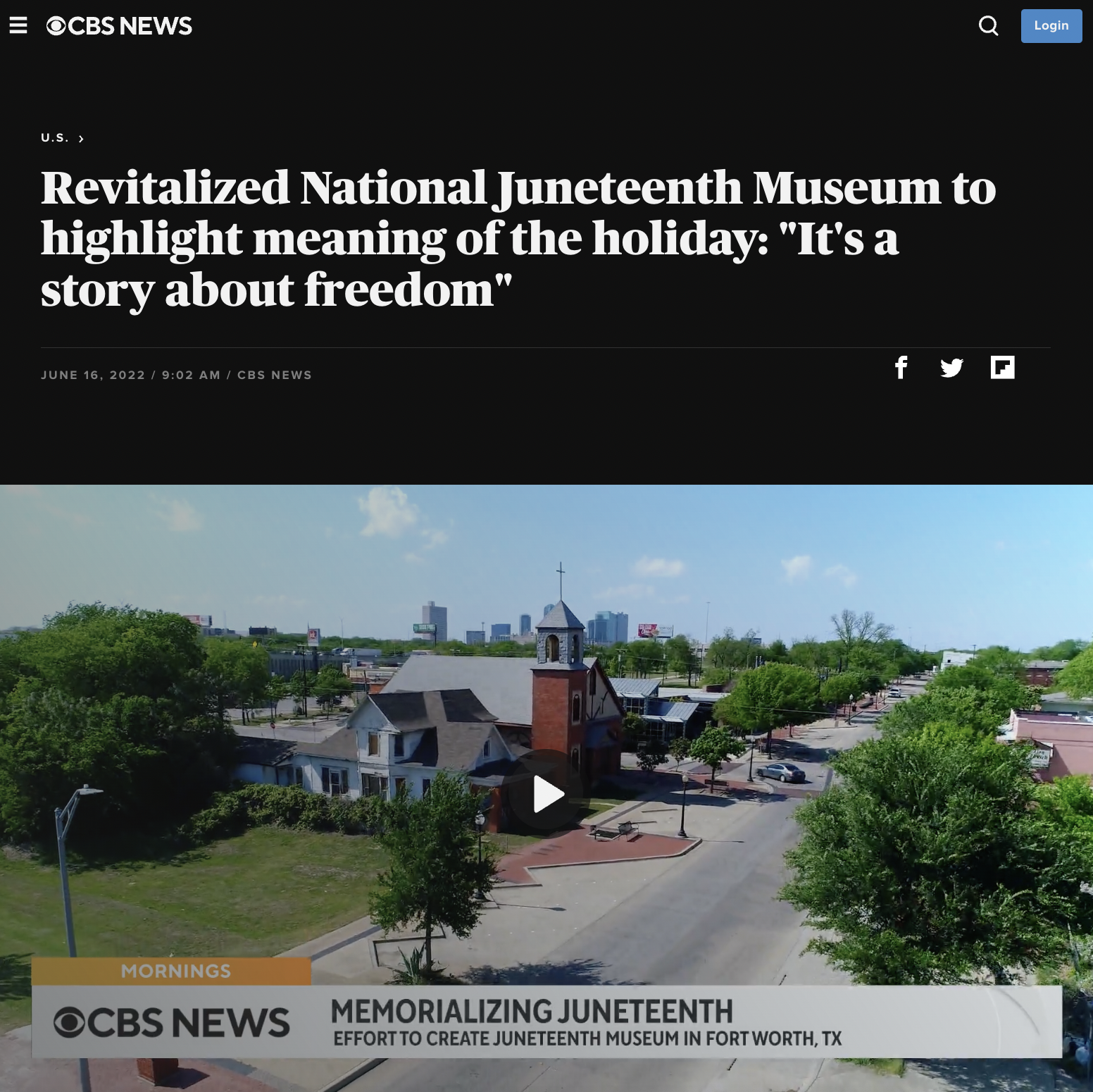 Revitalized National Juneteenth Museum to highlight meaning of the holiday: "It's a story about freedom"