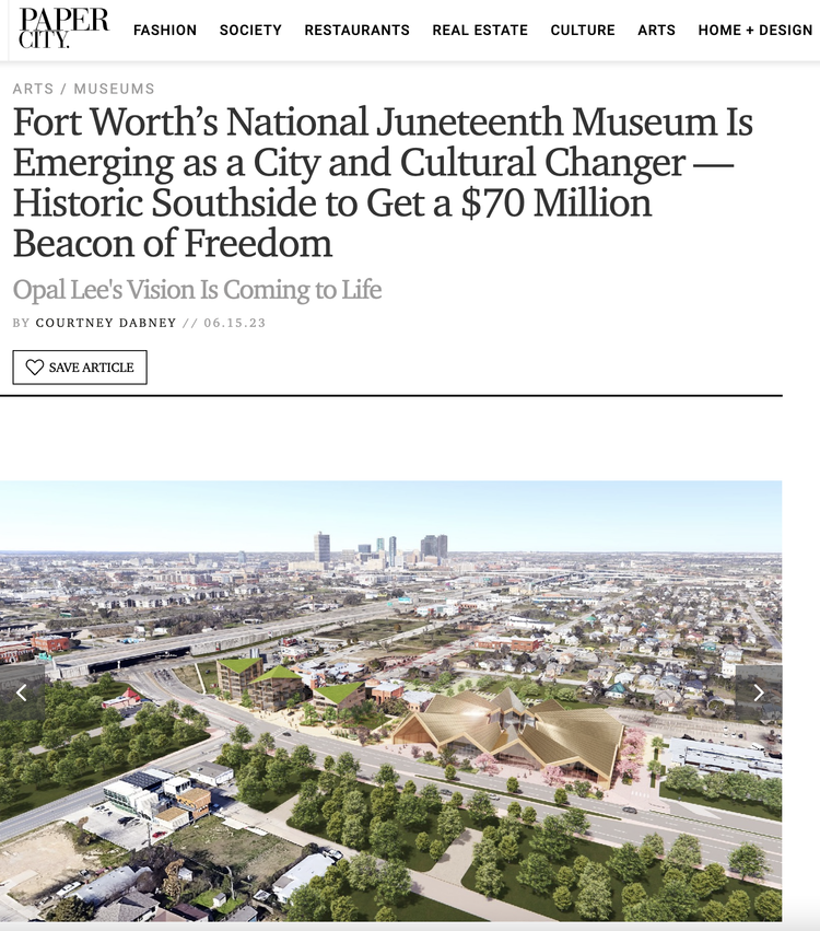 Fort Worth’s National Juneteenth Museum is emerging as a city and ...