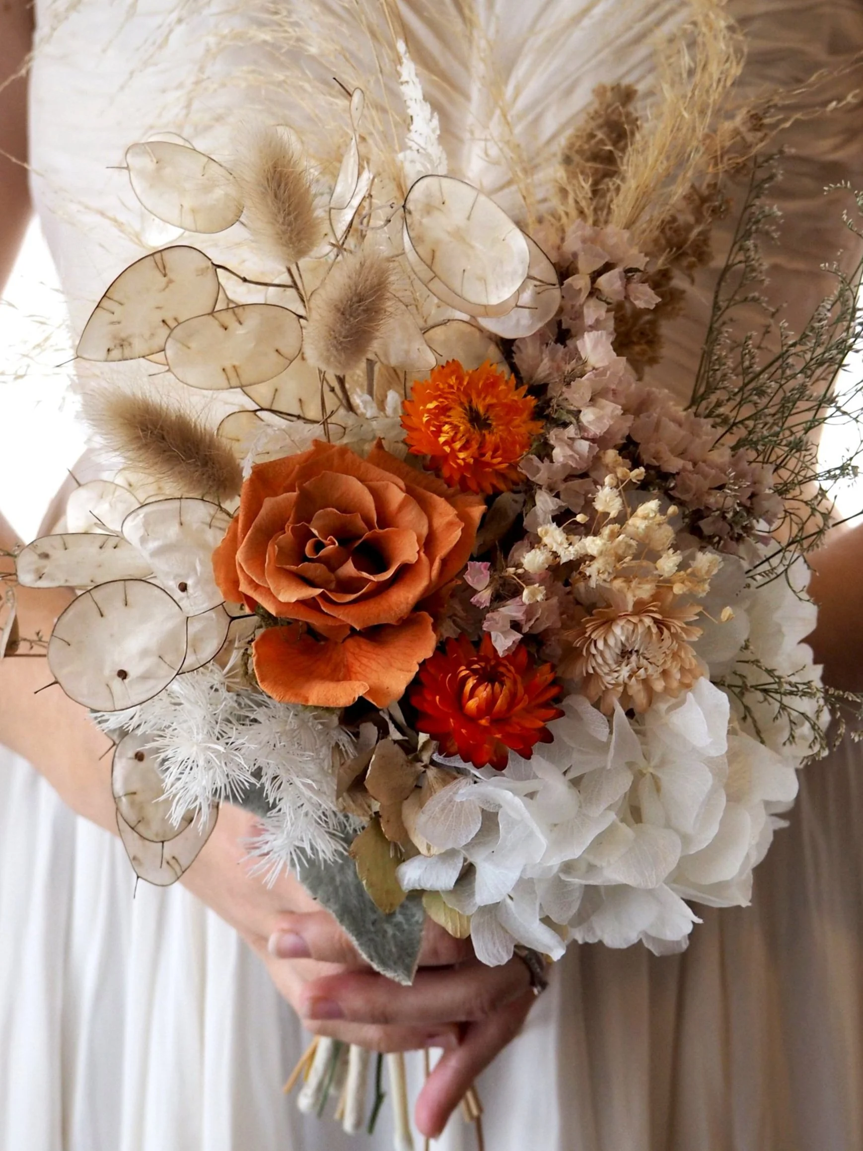 Chiffon Posy Petite: Timeless beauty in four colors - Neutral, Caramel, Blush, and Soft Magenta. Choose your favorite and embrace elegance for your special day.