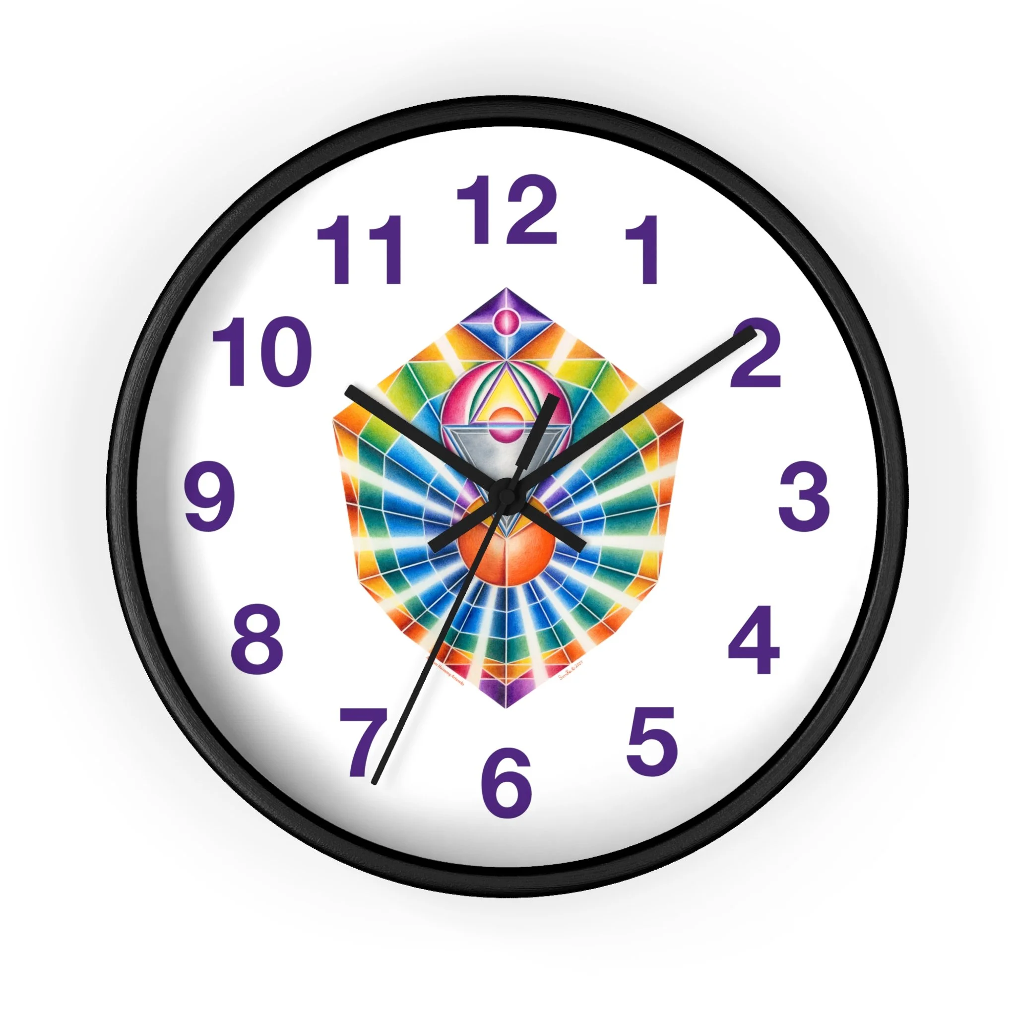 Core Expression: Wall Clock - with violet numbers
