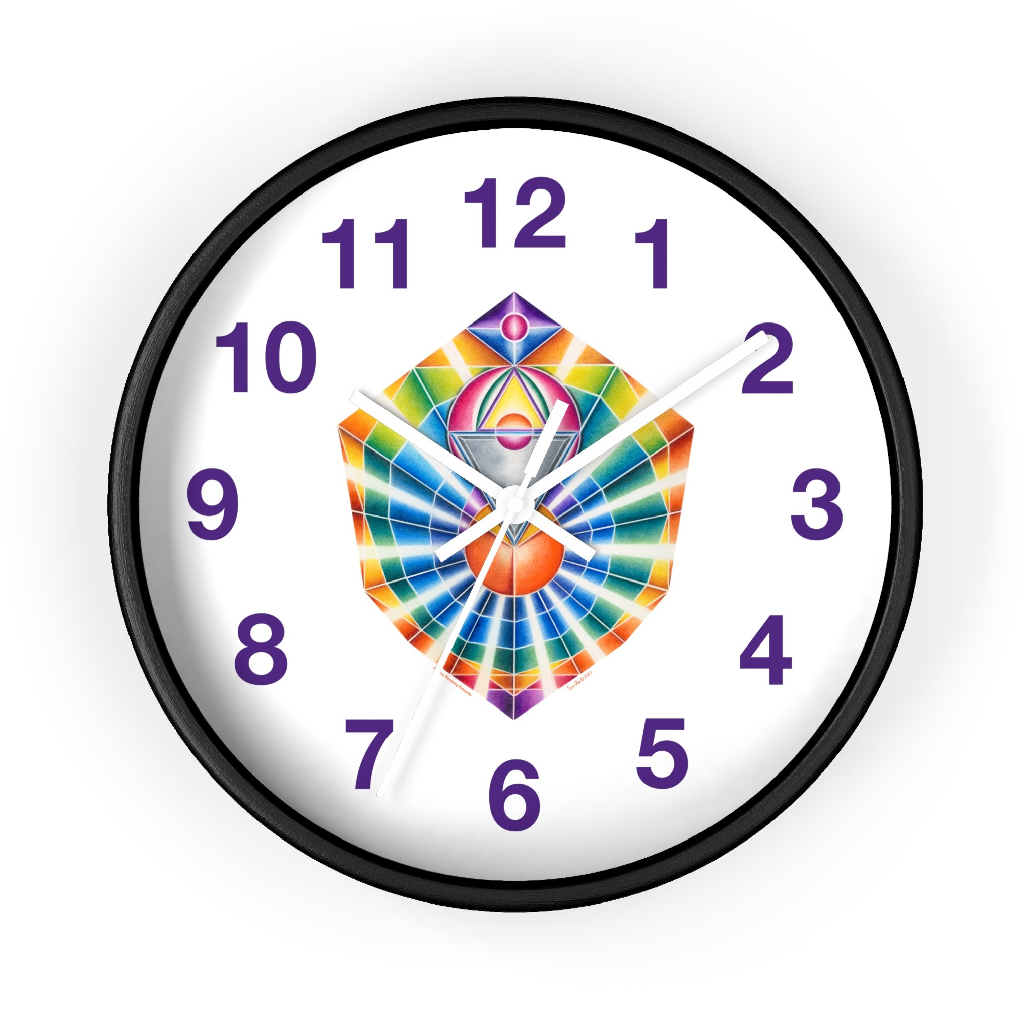 Core Expression: Wall Clock - with violet numbers