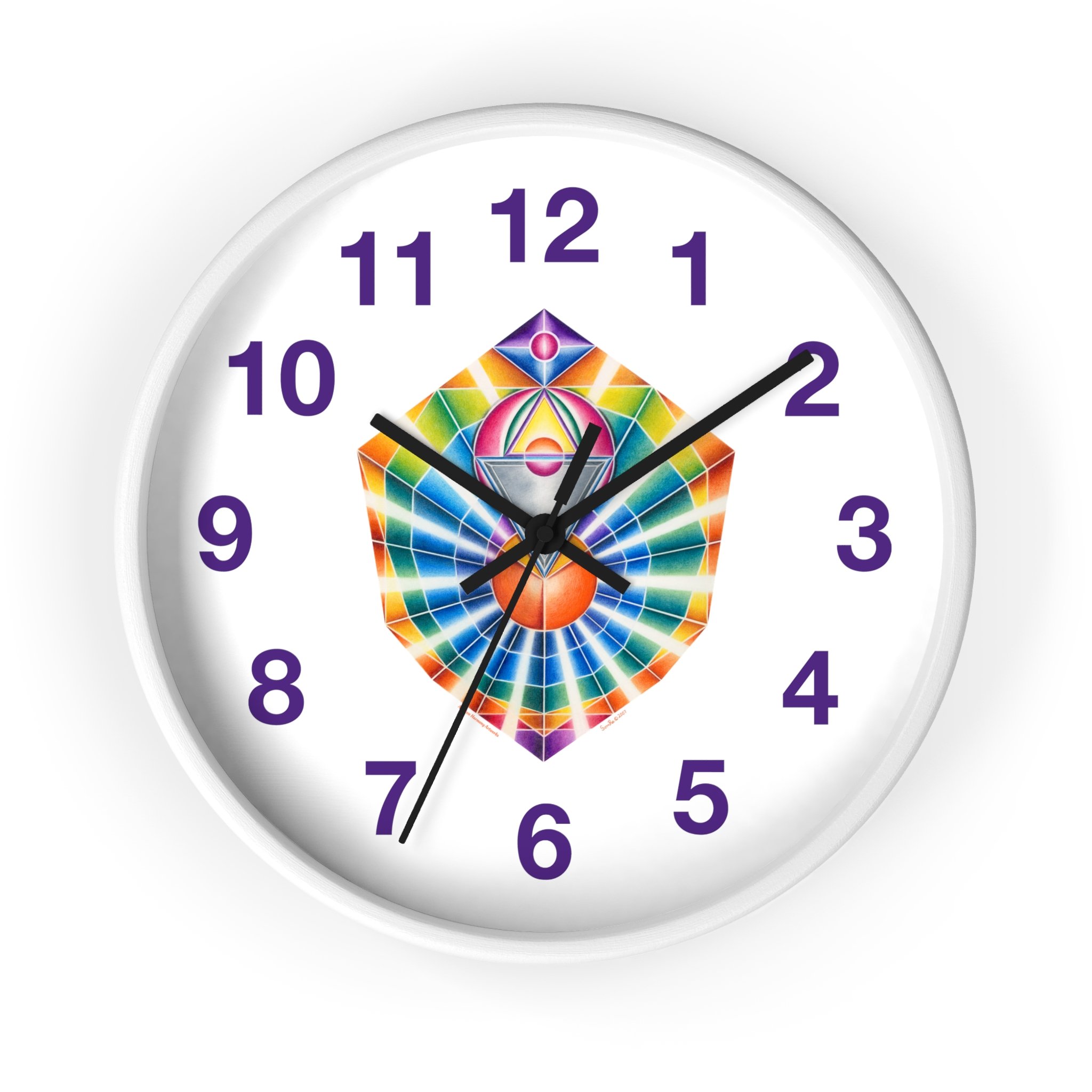 Core Expression: Wall Clock - with violet numbers