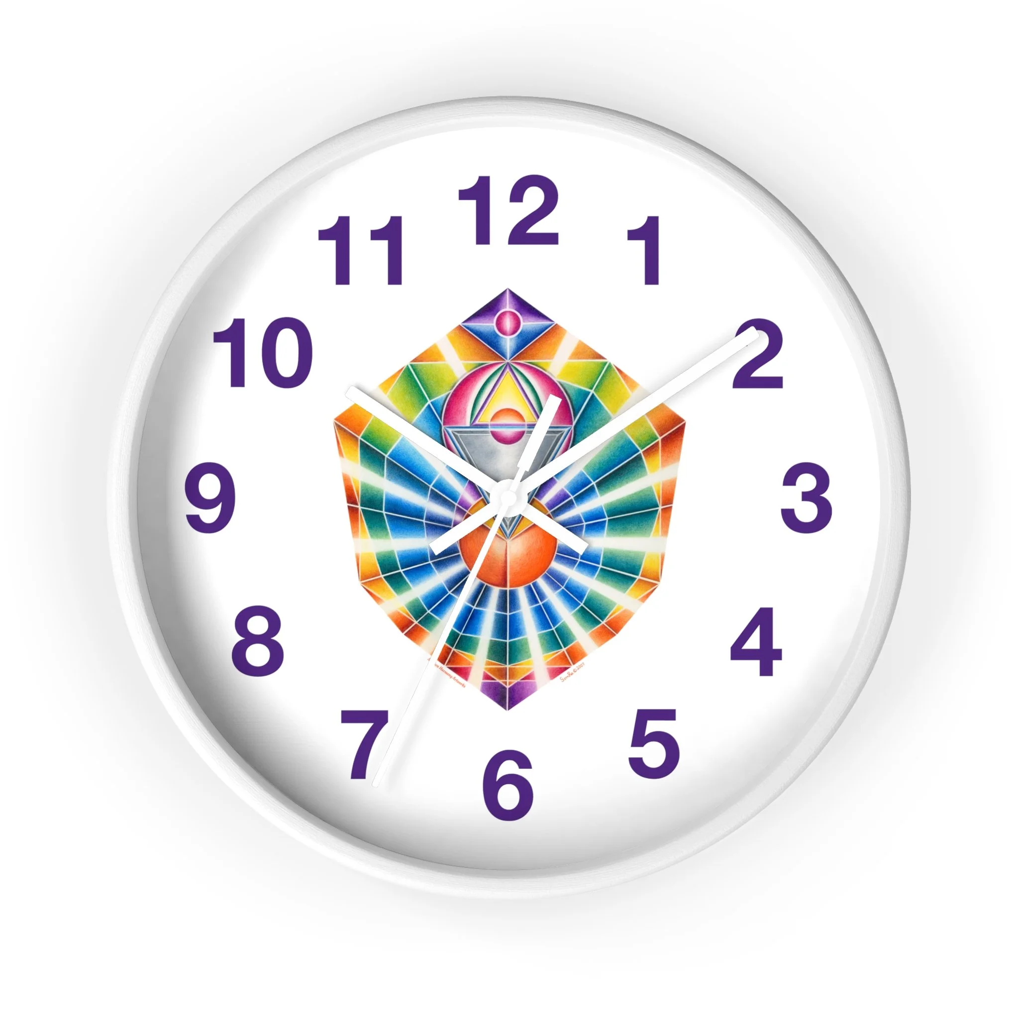 Core Expression: Wall Clock - with violet numbers