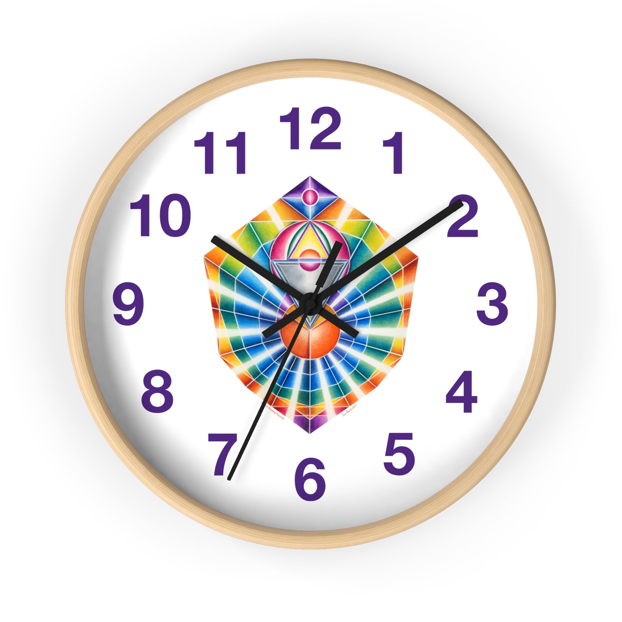 Core Expression: Wall Clock - with violet numbers