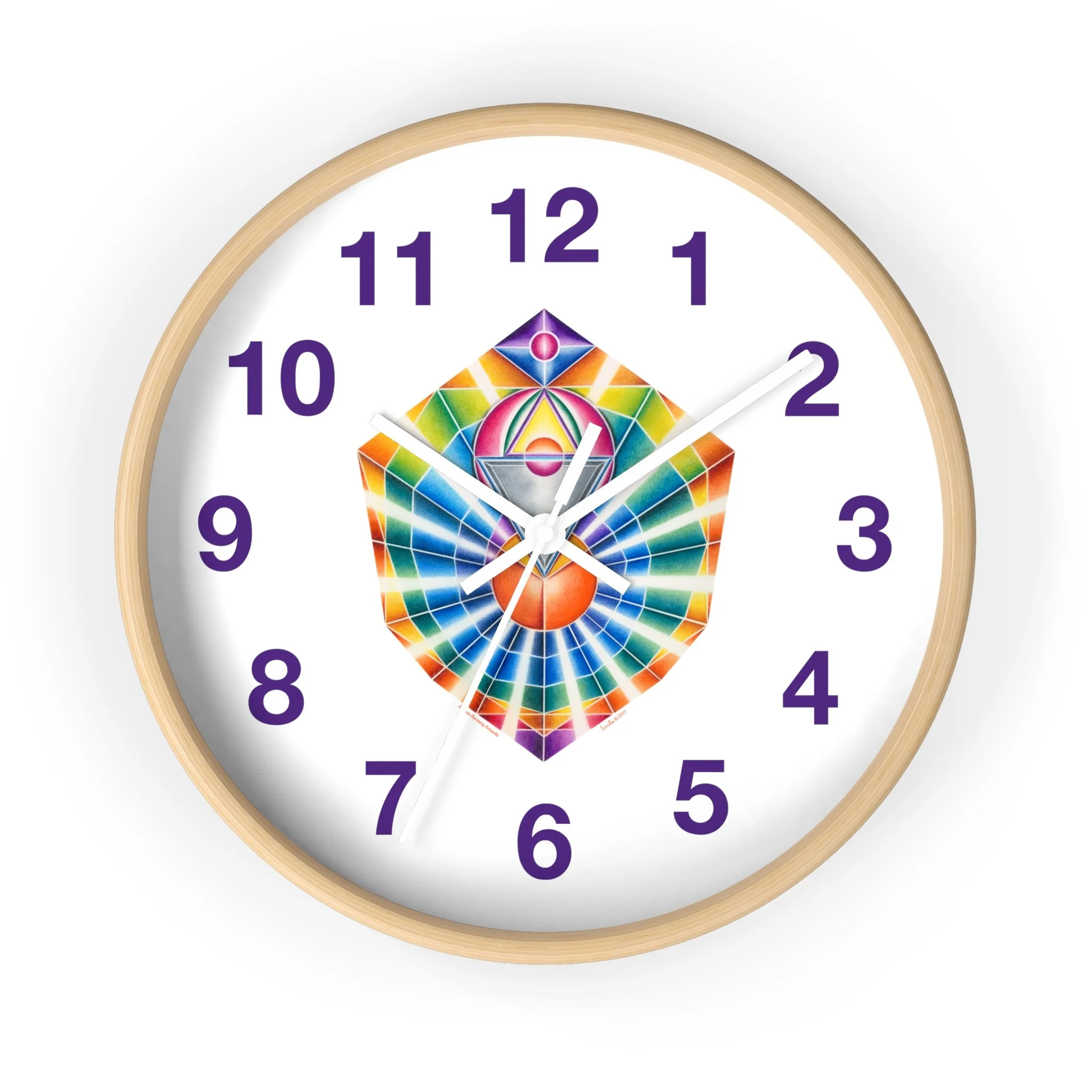 Core Expression: Wall Clock - with violet numbers