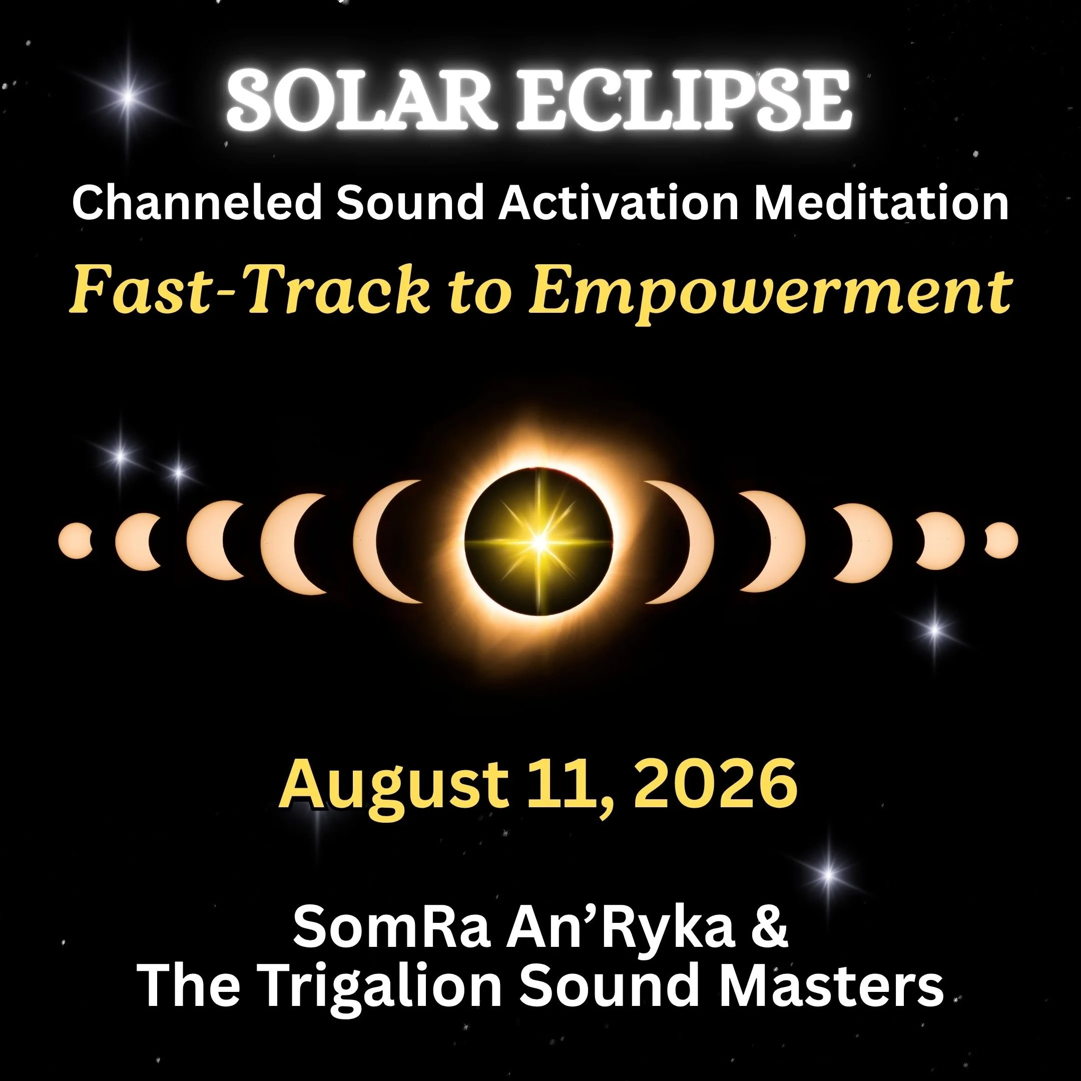 LIVE Event: Solar Eclipse Channeled Sound Activation Meditation - Fast-Track to Empowerment)