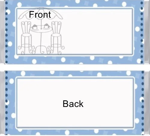 736. Blue Polka Dotted