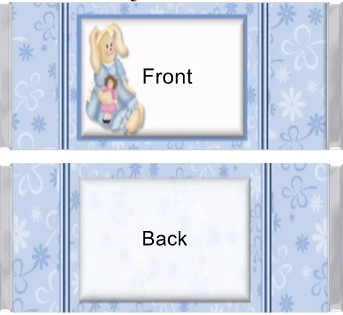 667. Teddy Doll Blue