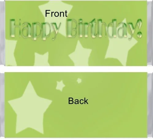 643. B-day Stars Green