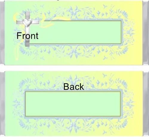 517. Christening Cross & Heart