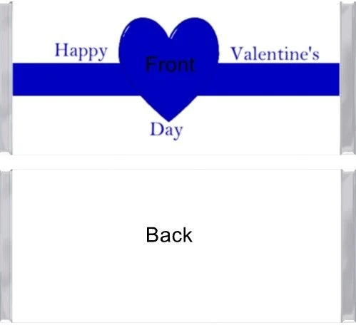 373. Happy Valentine's Day Blue