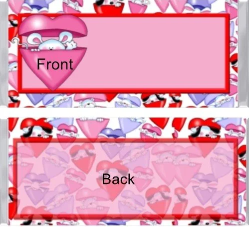 358. Valentine Animals Pink