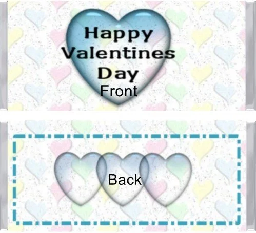 354. Valentine Blue Heart