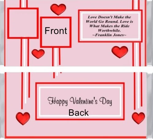 566. Valentine Box & Hearts