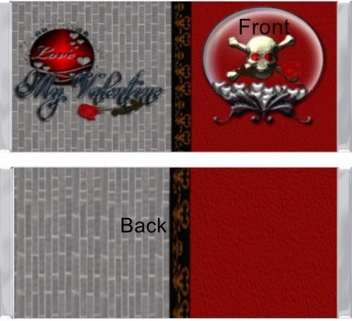 340. Valentine Love Skull