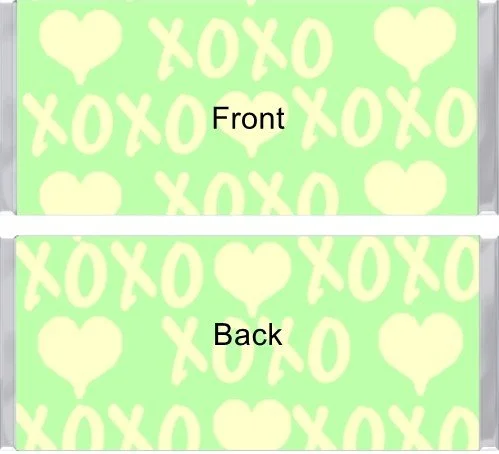 330. XO Peach & Yellow