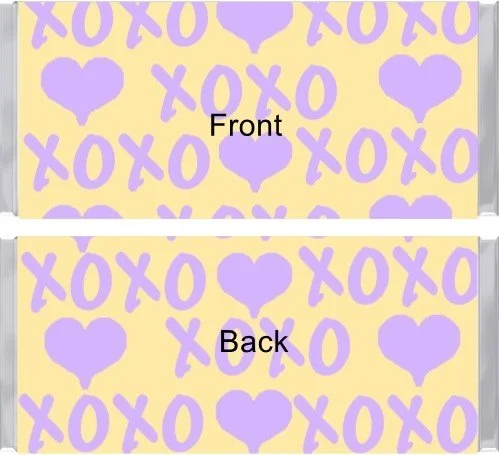 327. XO Purple & Yellow