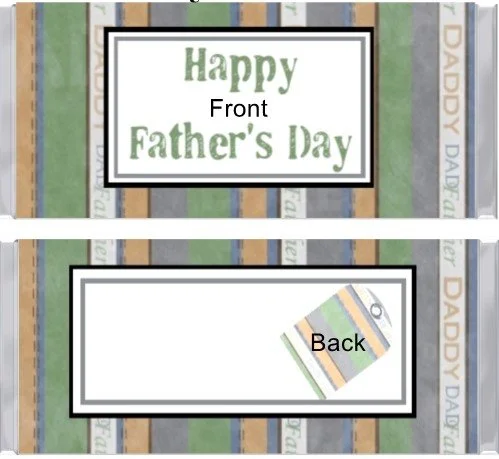 262. Happy Father's Day Stripes