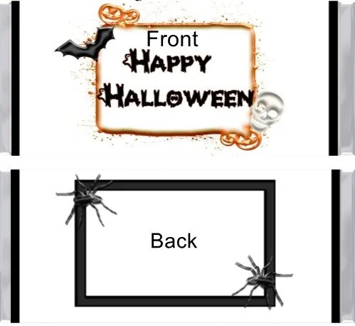 228. Halloween Bat & Spiders