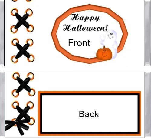 219. Halloween Ghost & Pumpkin