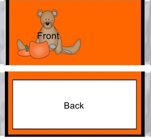 216. Halloween Pumpkin Bear