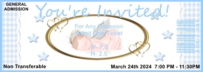 God's Angel Admit One Ticket