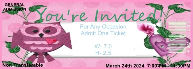 Who Loves Ya Admit One Ticket