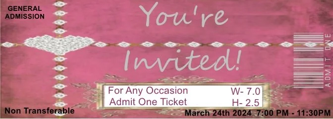 I Love You 03 Admit One Ticket
