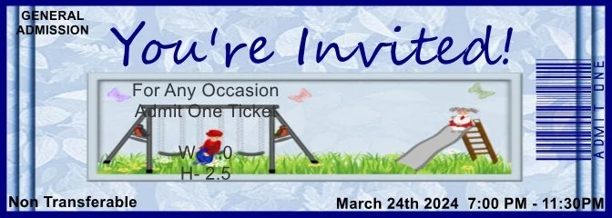 Field day Admit One Ticket