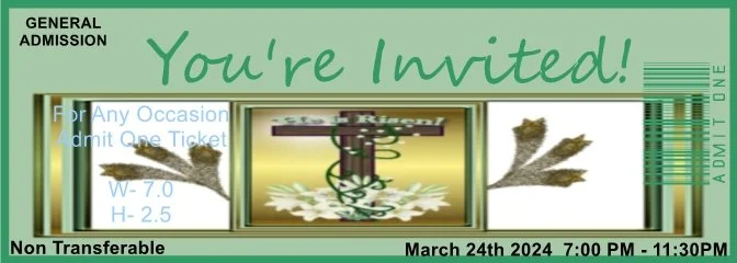 Risen Admit One Ticket