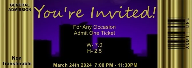 Showtime Admit One Ticket