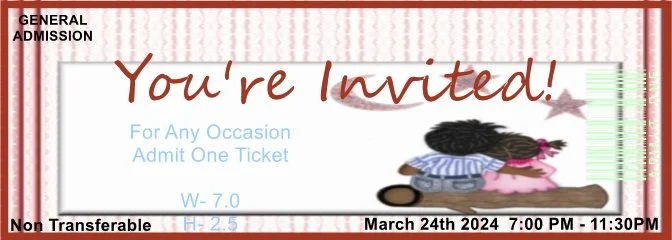 Will U Be Mine 1 Admit One Ticket