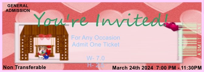 378. Couple Love Admit One Ticket.jpg
