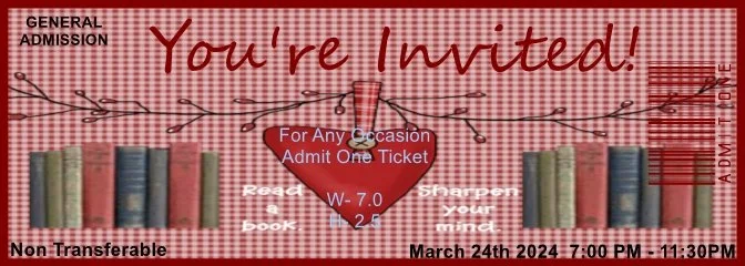 Library Admit One Ticket