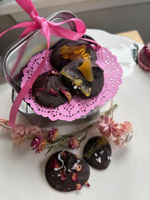 Mendiants with Candied Fruit
