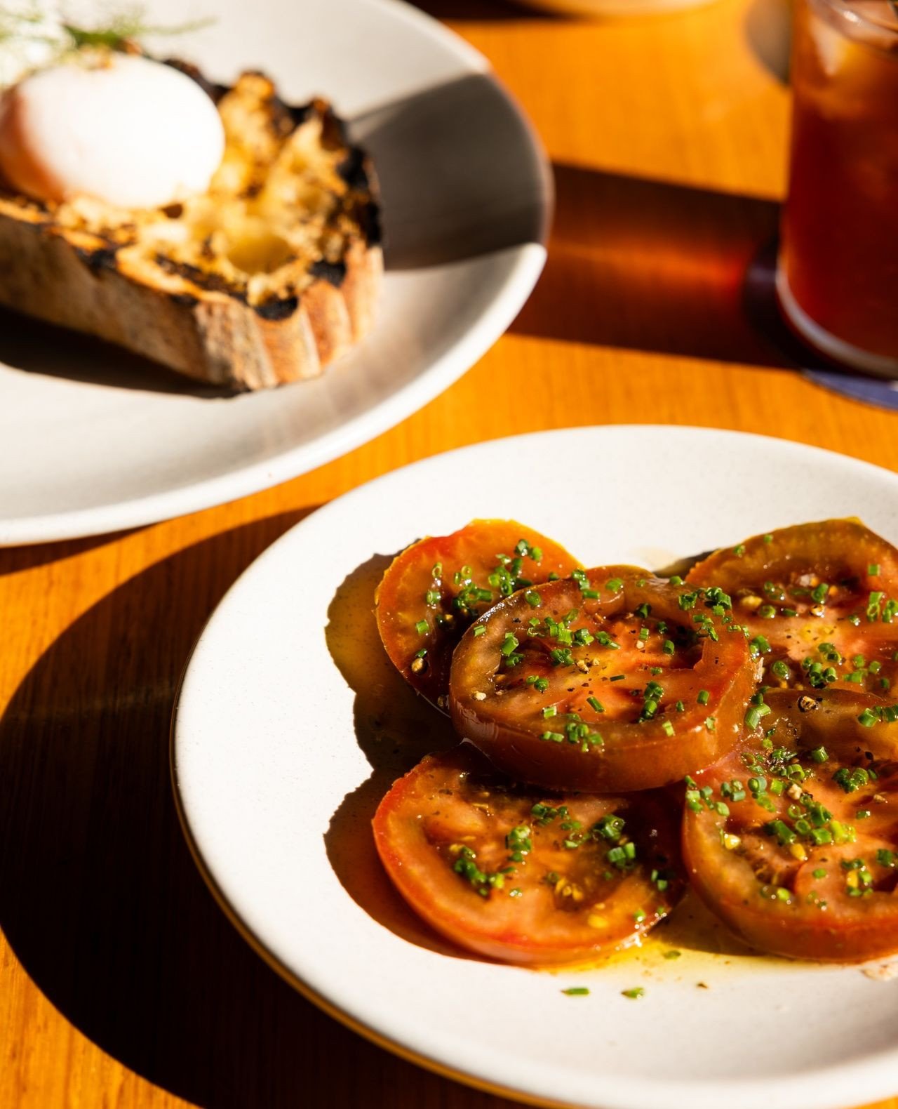 Want to level up your order or jazz up your poached eggs on toast? 🍳⁠
⁠
We always leave room for a little something extra&hellip;⁠
⁠
Roast tomatoes with native thyme, Warrigal greens kimchi, hickory bacon, or potato scallops with malt vinegar.⁠
⁠
Be