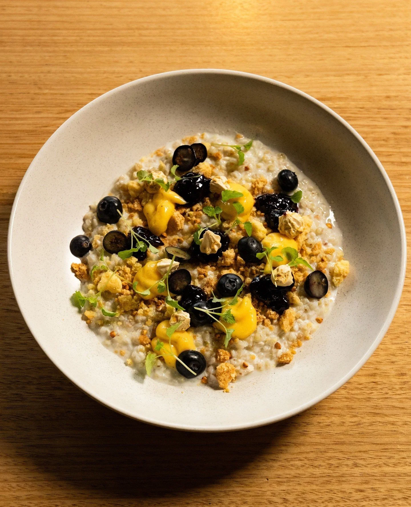 Gluten-free, without compromise!⁠
⁠
Most of our spring menu is naturally gluten-free, including our buckwheat bircher, carp omelette and spring salad.⁠
⁠
No boring swaps necessary. Come try this week 🩶