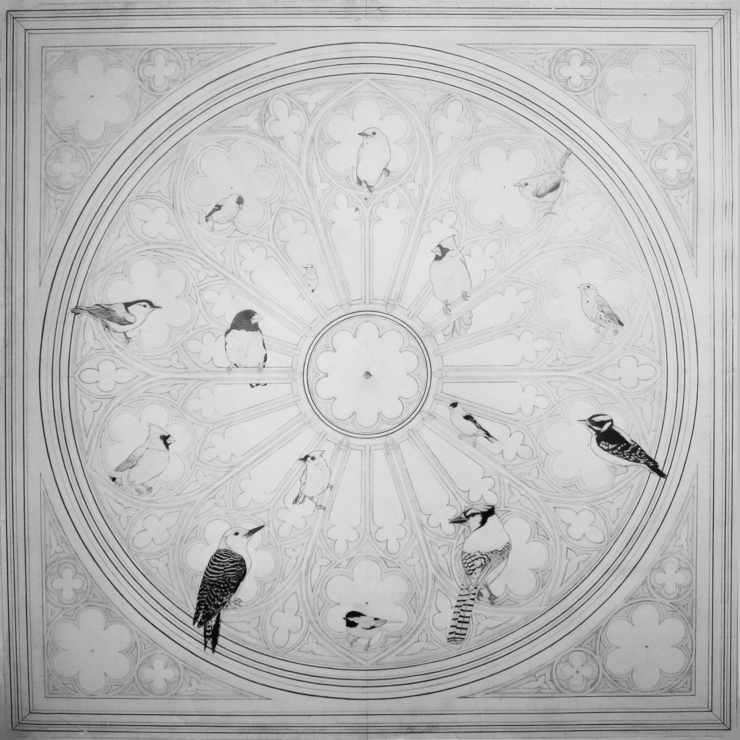 This drawing is the final composition for my next oil painting
.
.
It is 44 by 44 inches, drawn with mechanical pencils, a giant drafting compass, and a ruler
.
#drawing #draw #art #artwork #artist #pencildrawing #pencilartist #pencilsketch #sketchfo