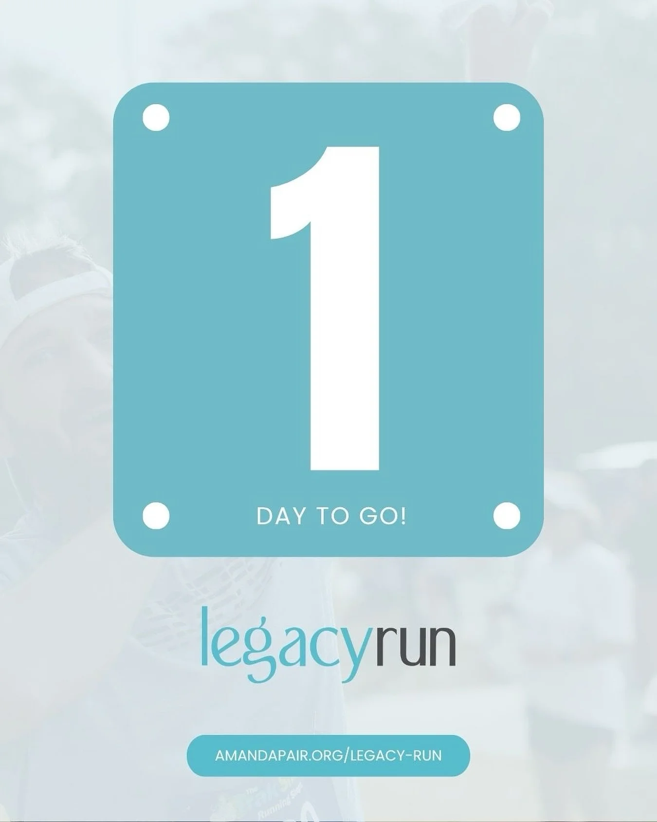 We do it for the one.

Every story matters and every life we touch is what drives us to keep running this race to overcome cancer. Tomorrow we get to make one of the biggest impacts our Foundation makes all year, and we are so thankful to do it with 