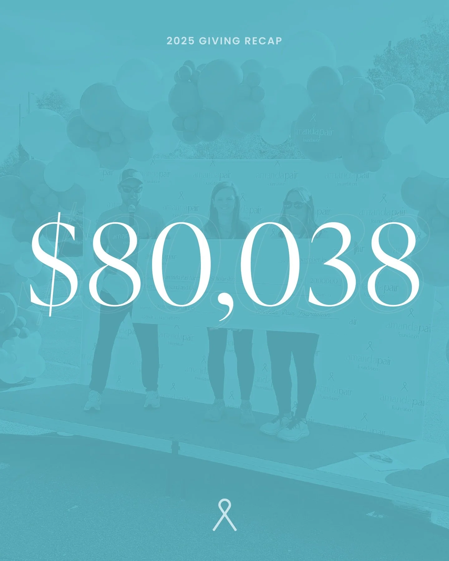 Because of this community, the Amanda Pair Foundation gave $80,038 this year.

This number represents real moments of care, hope, and relief&mdash;made possible by people who chose to show up for others.

Mortgages were paid. Treatments were covered.