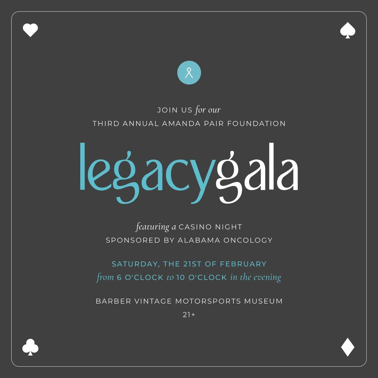 The Legacy Gala is a little over a month away, and this evening of purpose, connection, and hope is one you won&rsquo;t want to miss!

If you&rsquo;ve been meaning to register, now is the time.

Join us, celebrate community, and stand with us in the 