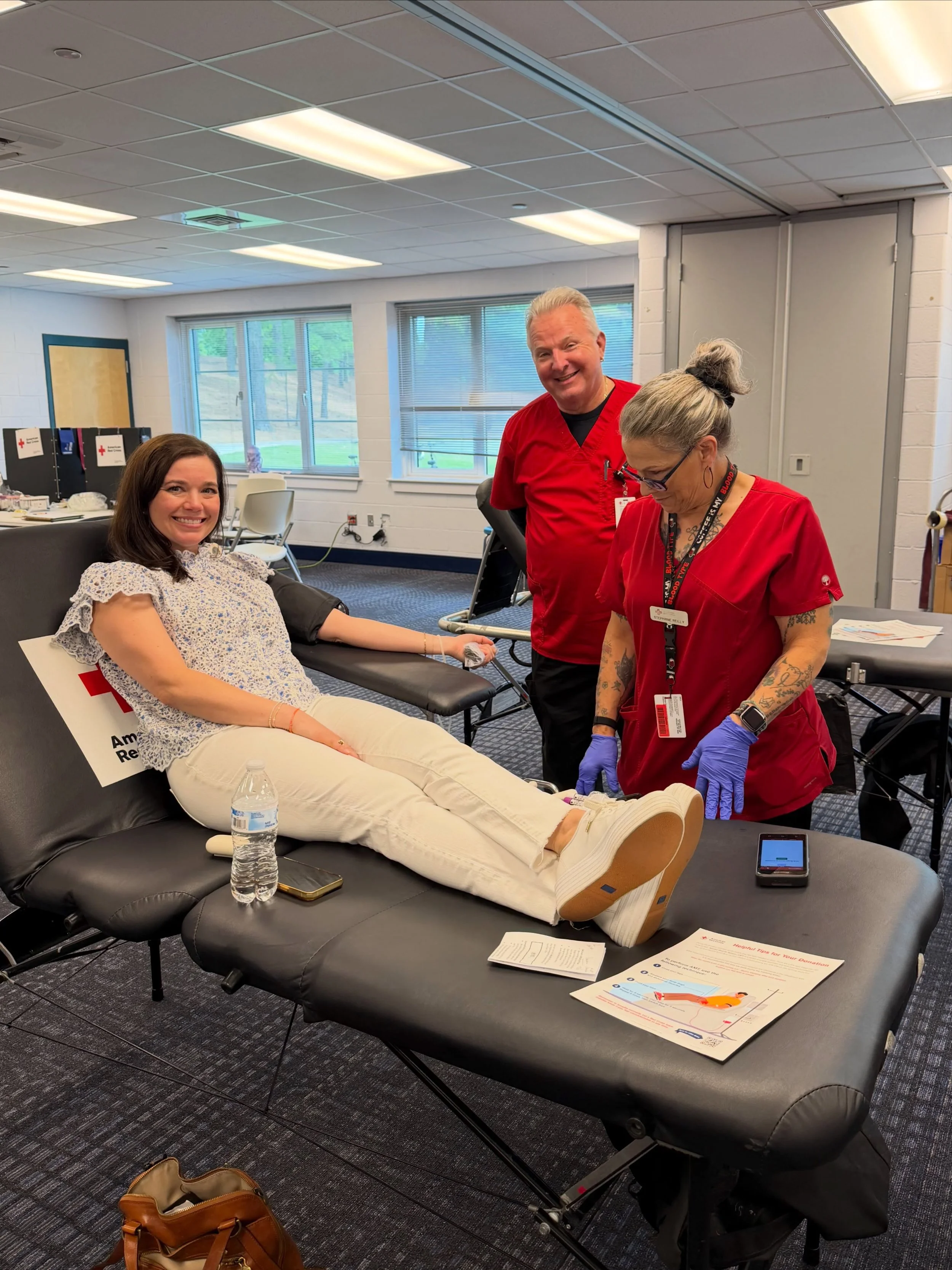 We can all give something to make a difference for someone in need, and you showed up to do just that at our Blood Drive this week! 

Together we donated 14 units of blood which will help save 42 lives.🩸Let&rsquo;s Go!