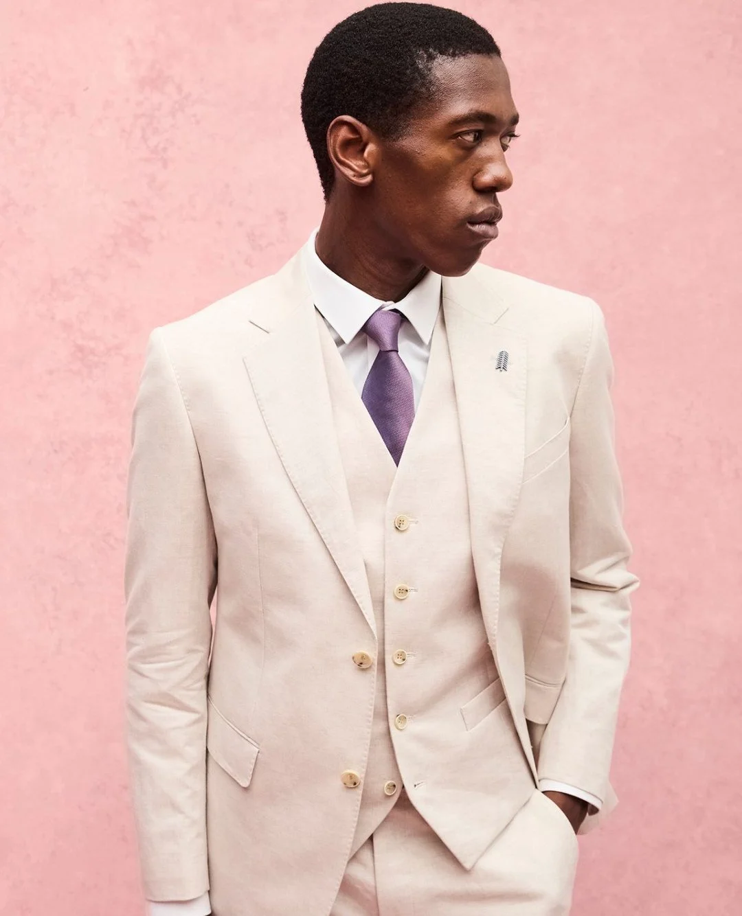 Meet the perfect sand suit for all your summer occasions. ⁠
⁠
Wear it as a two or three-piece, shop the look online or at David Jones.