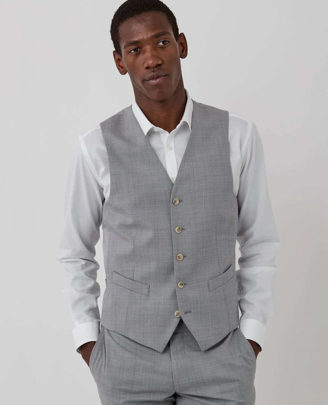 LOOK YOUR VEST. The perfect way to complement any suited look? Just add a vest - sorted.⁠
⁠
Shop the whole look at David Jones. Link in bio.