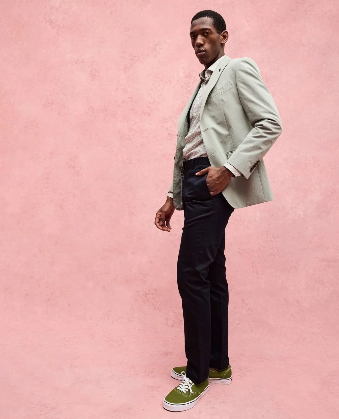 Perfect for the holiday season, be the best-dressed one at the party in our sage green sports jacket. ⁠
⁠
Shop online or at David Jones, link in bio.