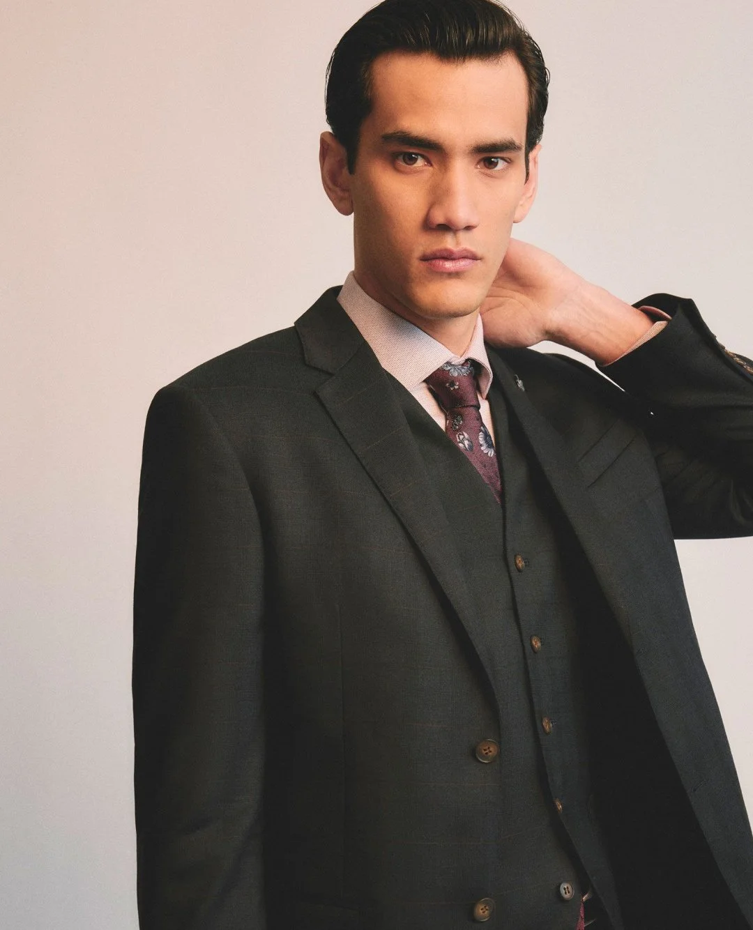 A suit your wardrobe will love so much, it'll keep it forever. ⁠
⁠
Whether you wear it as a two or three piece, the look is ready to shop now. Link in bio.